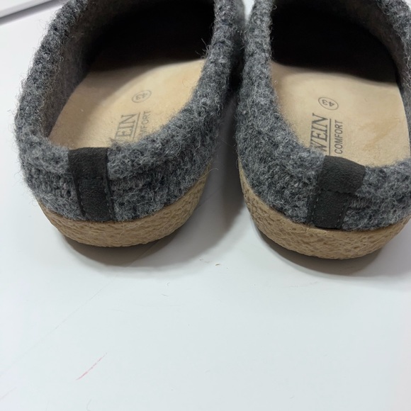 Giesswein Ultra Comfort Gray Virgin Wool Indoor Outdoor Unisex Slipper 12 - Picture 5 of 9